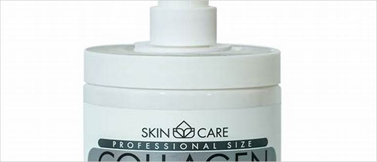 Skin products with collagen
